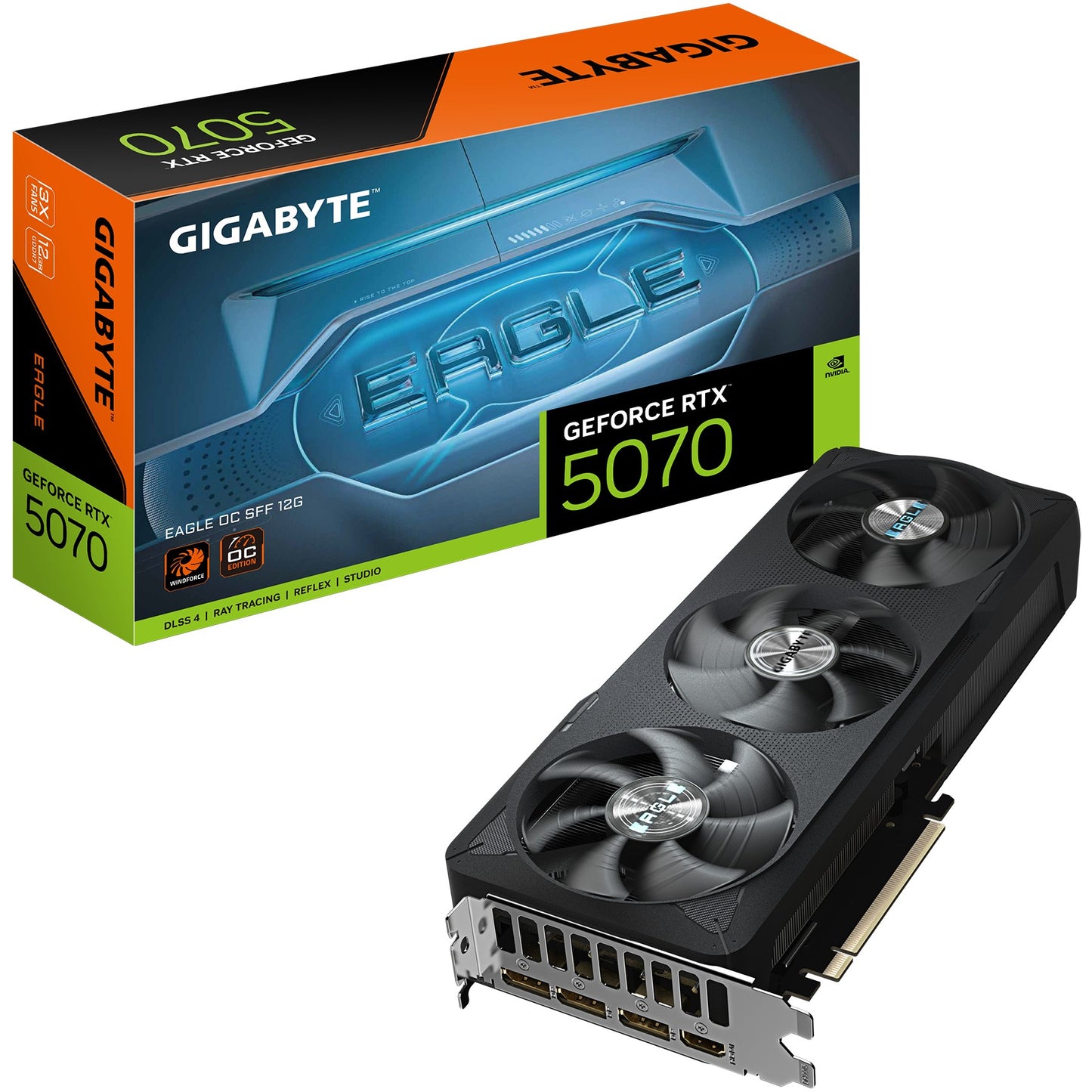 RTX 5070 12 GB Gigabyte Eagle OC SFF GDDR7 3 Lüfter