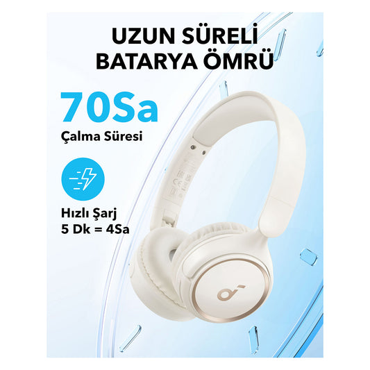 Anker Soundcore H30i over-ear BT Headset white