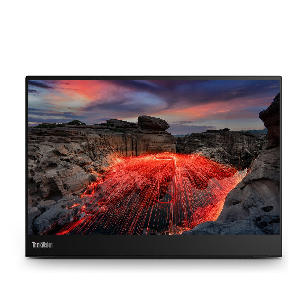 35,6cm/14" (2240x1400) Lenovo ThinkVision M14t Gen 2 IPS Touch portable 6ms 60Hz 2xUSB-C Black