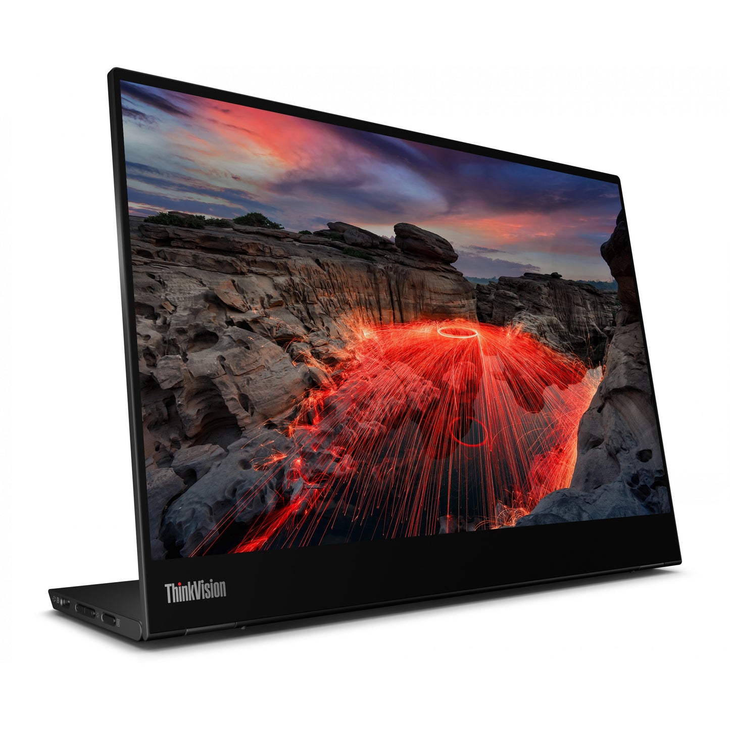 35,6cm/14" (2240x1400) Lenovo ThinkVision M14t Gen 2 IPS Touch portable 6ms 60Hz 2xUSB-C Black