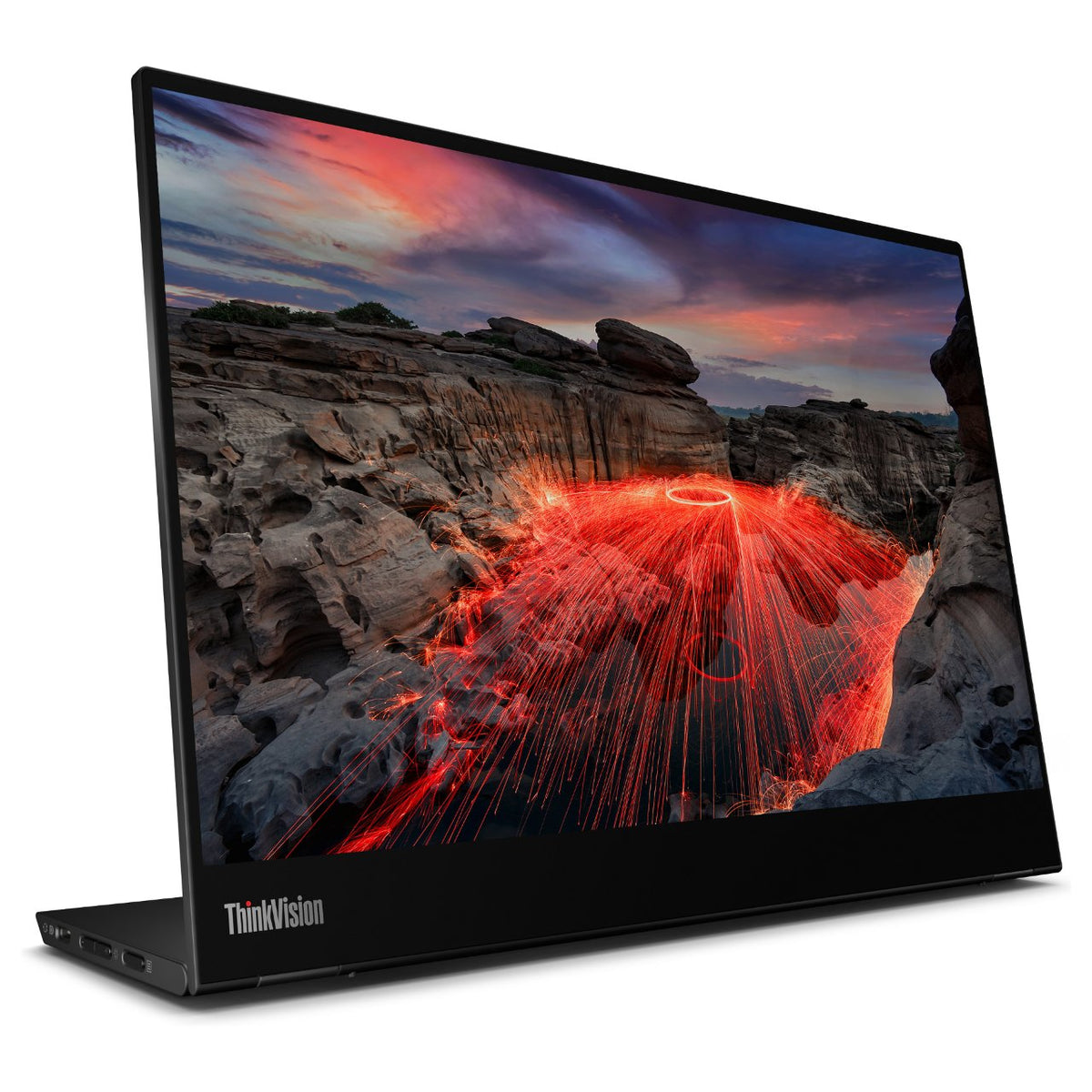 35,6cm/14" (2240x1400) Lenovo ThinkVision M14t Gen 2 IPS Touch portable 6ms 60Hz 2xUSB-C Black