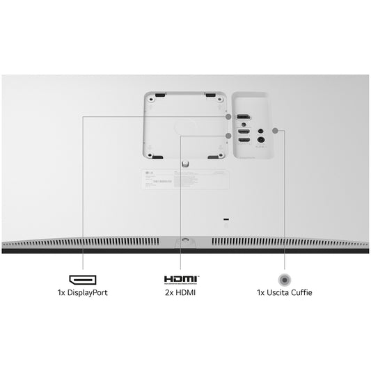 68,4cm/27" (3840x2160) LG UltraFine 27US550-W 16:9 4K UHD IPS 5ms 60Hz HDR10 2xHDMI DP Pivot White