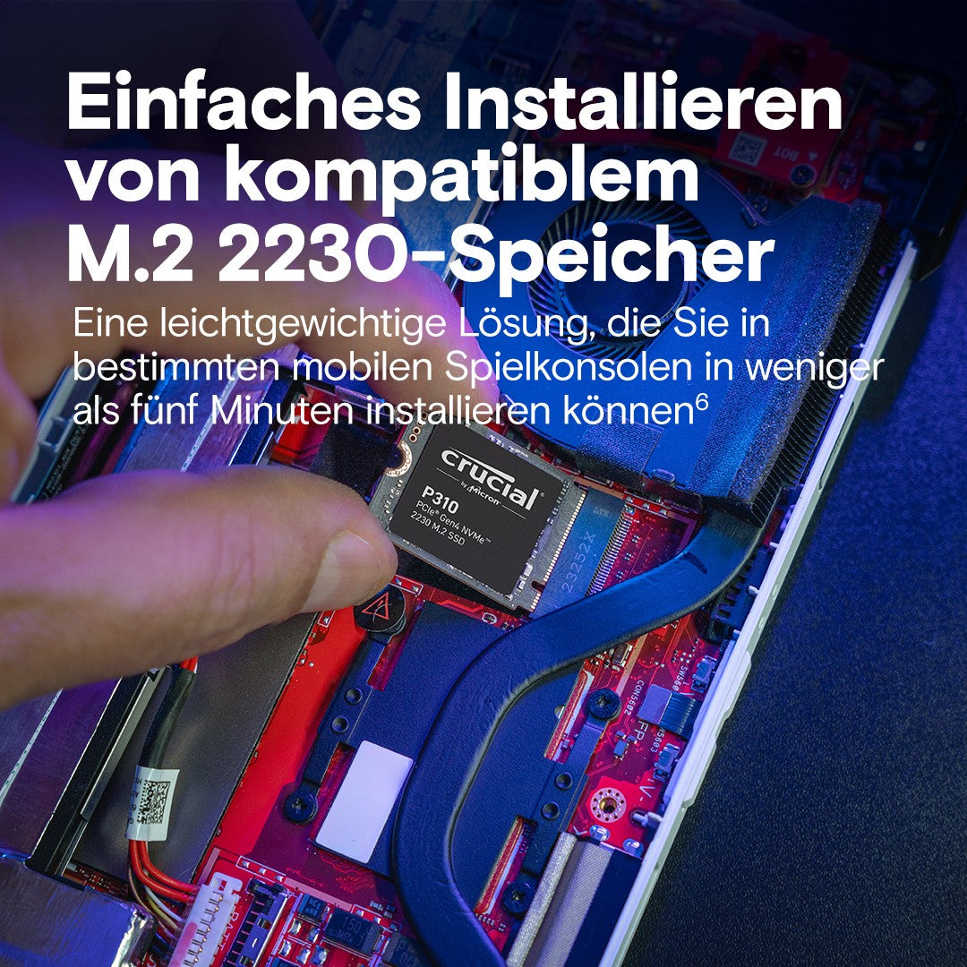M.2 1TB Crucial P310 NVMe PCIe Gen4 2230