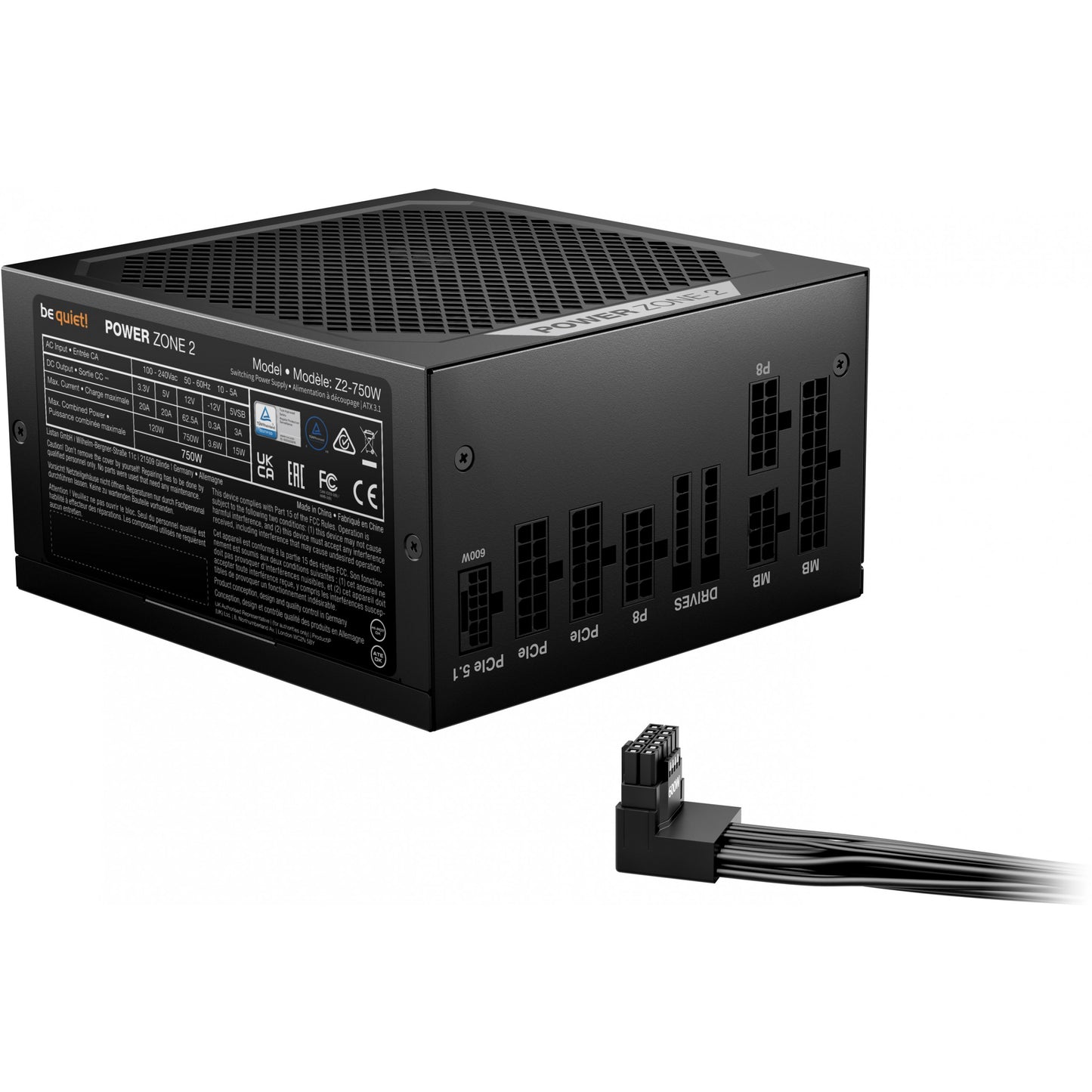 750 W be quiet! Leistungszone 2
