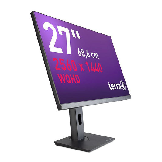 68,6cm/27" (2560x1440) Terra 2772W PV 16:9 WQHD IPS 5ms HDMI DP USB-C Speaker Black