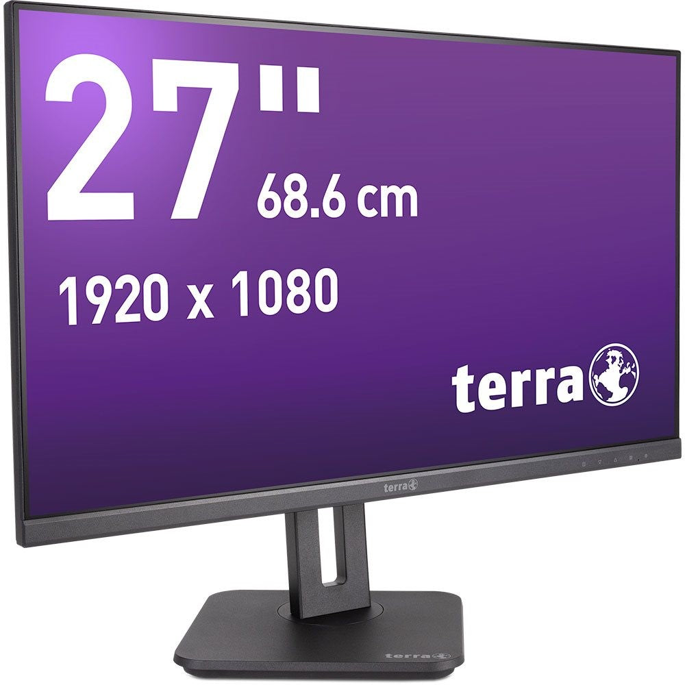 68,6cm/27" (1920x1080) Terra 2748W PV V3.1 16:9 FHD IPS 5ms 100Hz HDMI DP USB-C Speaker Black