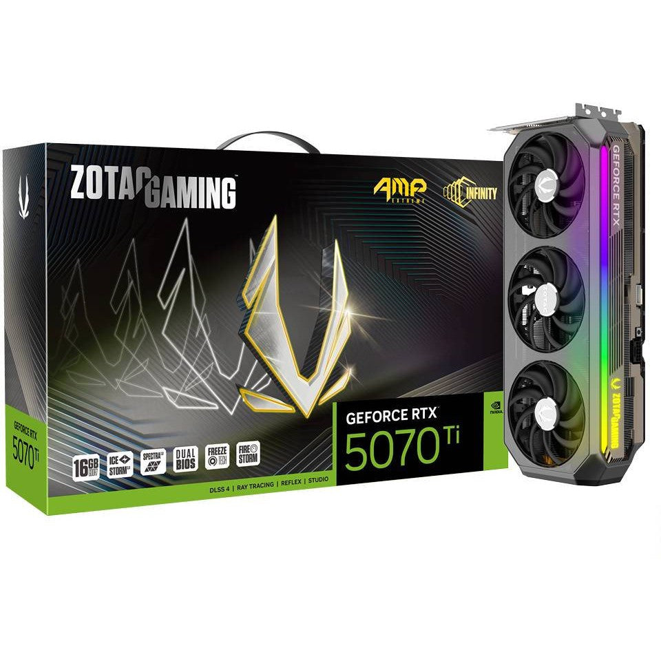 RTX 5070 Ti 16GB Zotac Gaming AMP Extreme Infinity GDDR7 3Fan