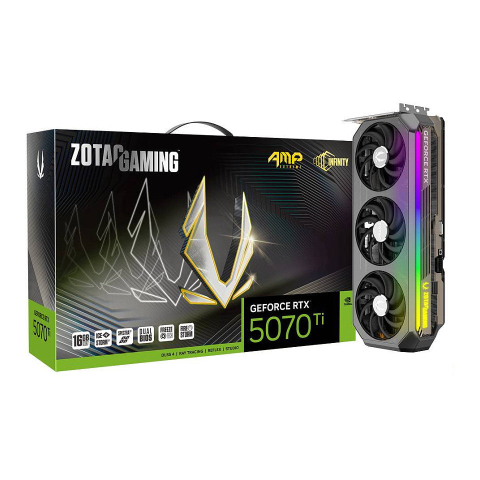 RTX 5070 Ti 16GB Zotac Gaming AMP Extreme Infinity GDDR7 3Fan