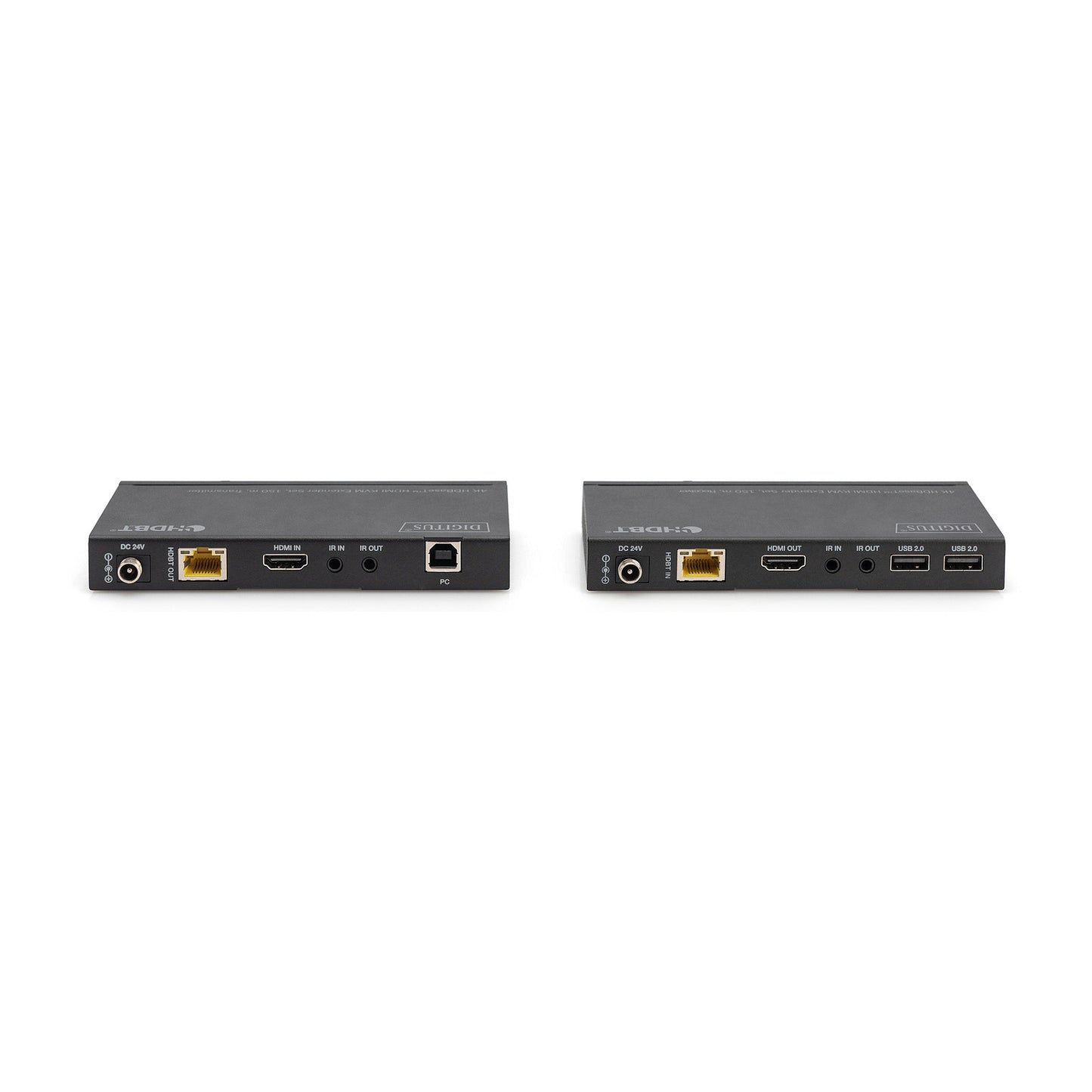 DIGITUS 4K HDBaseT HDMI KVM Extender Set USB 2.0 150m