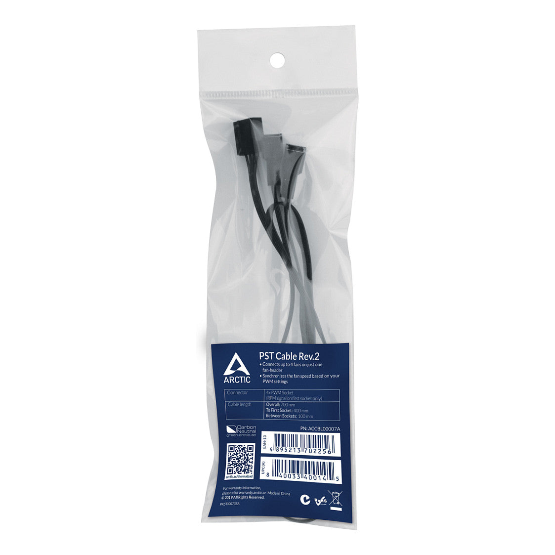 Arctic 4-Pin PWM Fan Splitter Cable