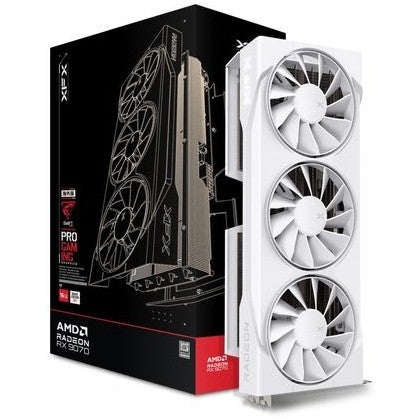RX 9070 16GB XFX Swift Gaming OC GDDR6 3 Fan white