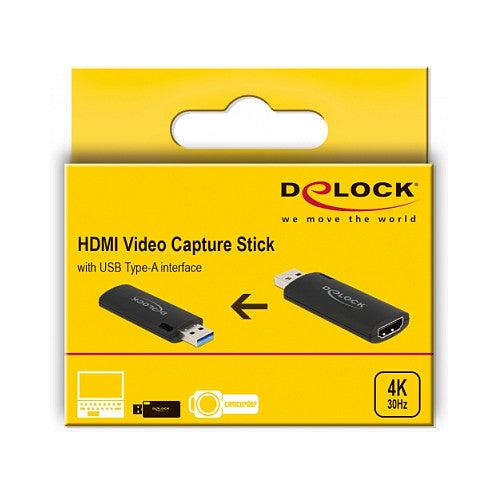 DELOCK HDMI Video Capture Stick USB Typ-A