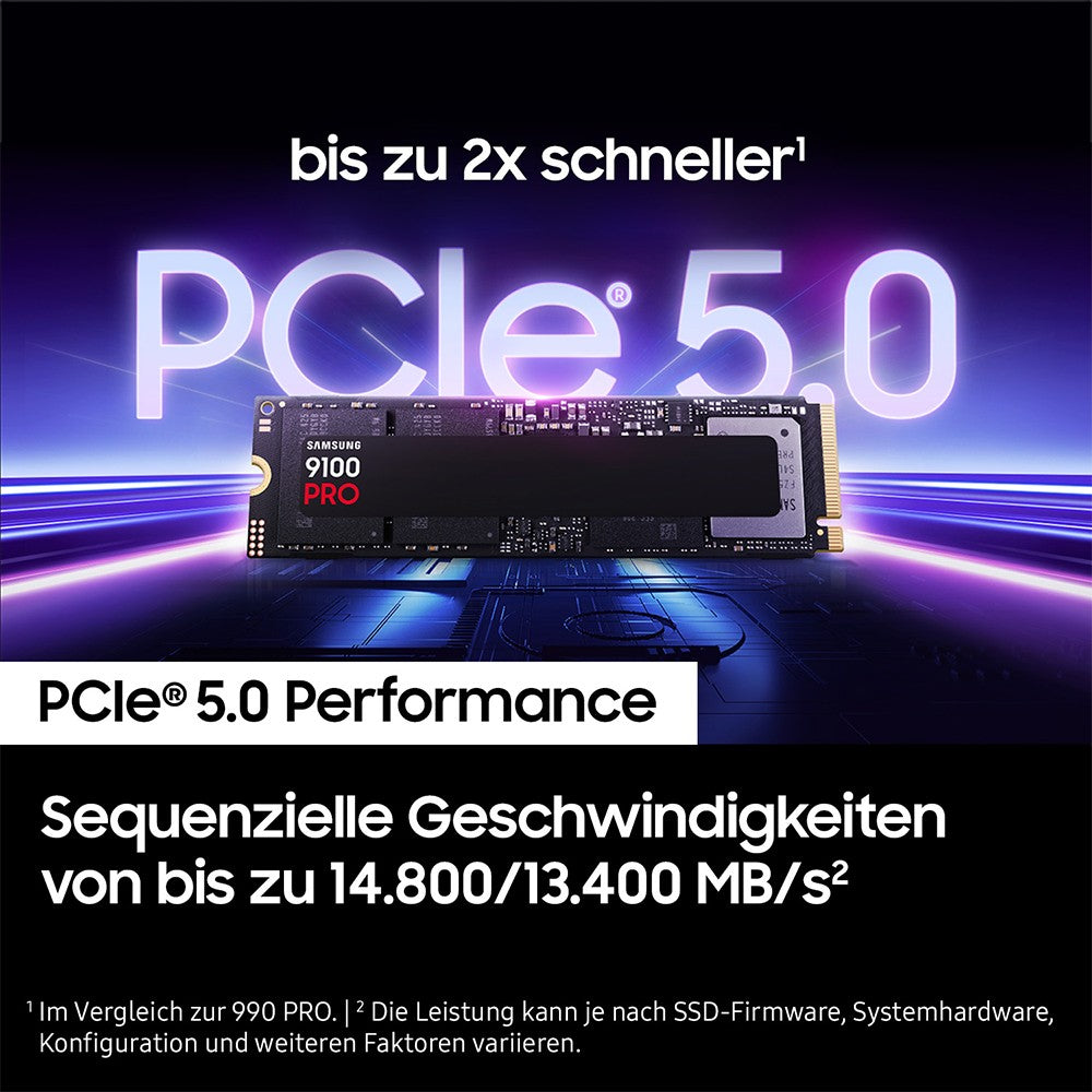 M.2 4TB Samsung 9100 PRO NVMe PCIe 5.0 retail