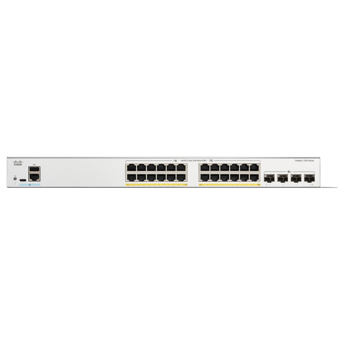 Cisco GSwitch 24+4P Catalyst 1300-24P-4X M RM Poe+
