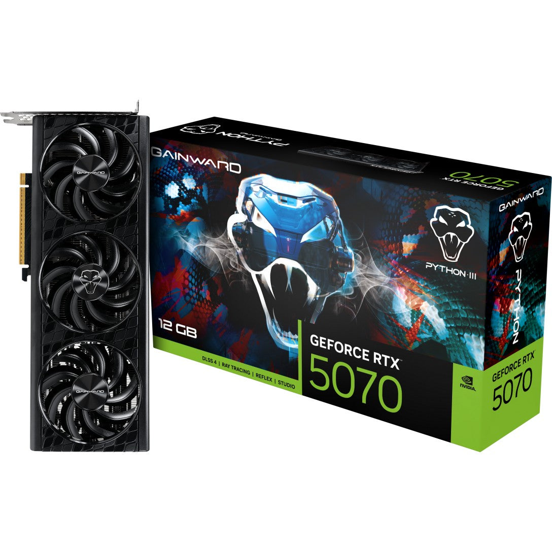 RTX 5070 12GB Gainward Python III GDDR7 3 Fan