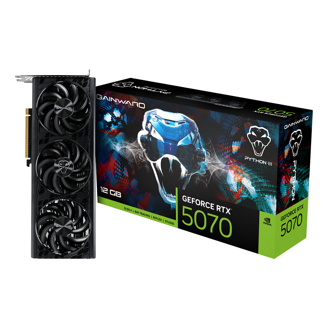 RTX 5070 12GB Gainward Python III GDDR7 3 Fan