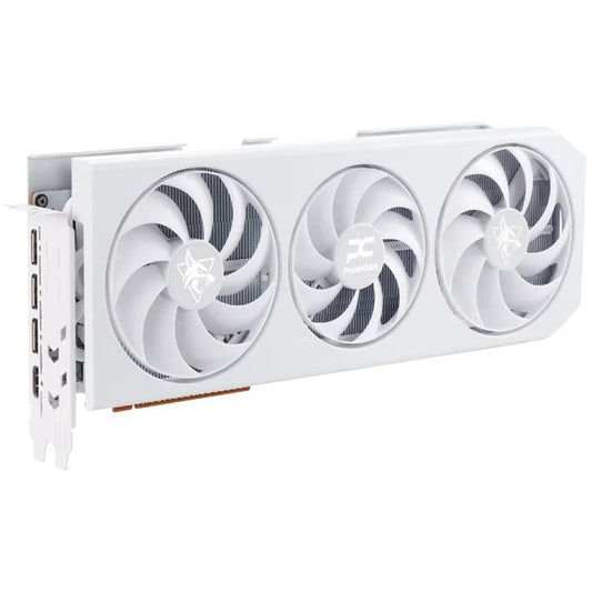 RX 9070 XT 16 GB PowerColor Hellhound Spectal White OC GDDR6 3 Lüfter