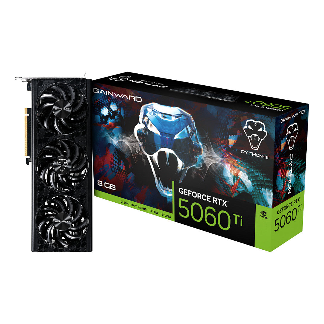 RTX 5060 Ti 8GB Gainward Phyton III OC GDDR7 3 Fan