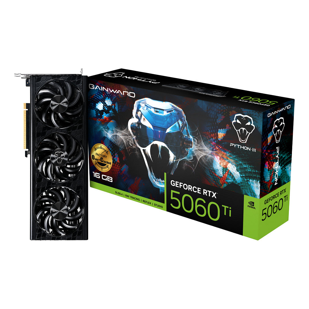 RTX 5060 Ti 16GB Gainward Phyton III OC GDDR7 3 Fan
