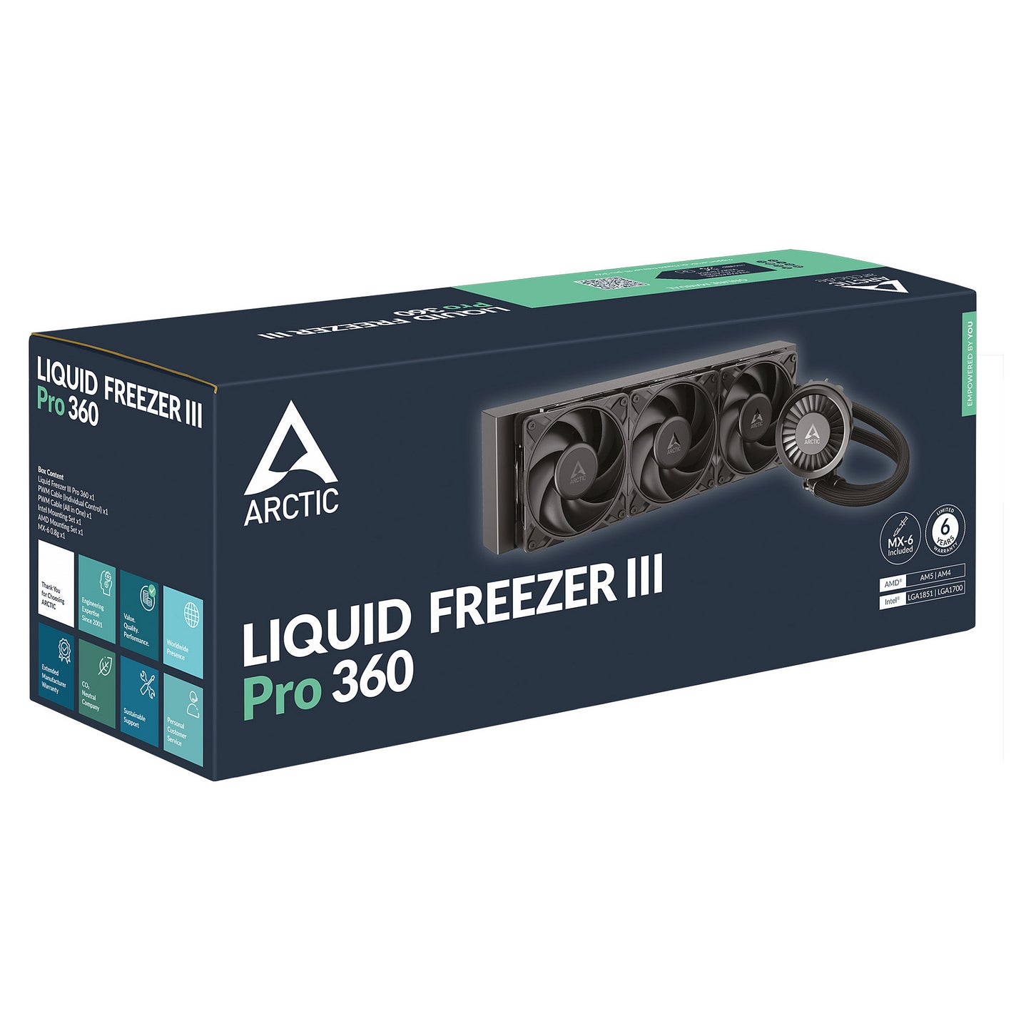 K Cooler Wasserkühlung Arctic Liquid Freezer III Pro 360 Black