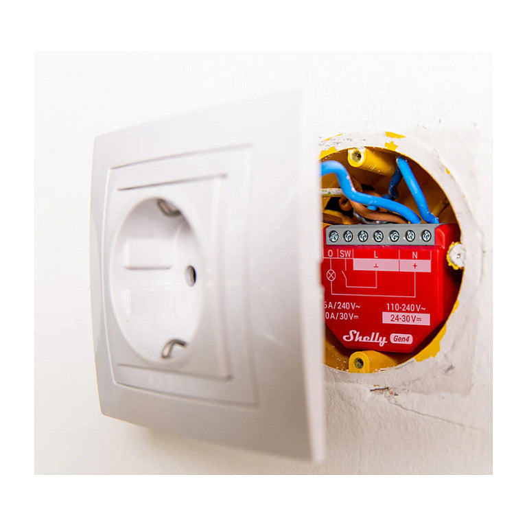 · Unterputz · 1PM Gen4 · Relais · max 16A · 1 Kanal · Messfunktion · WLAN · Matter · Zigbee · Bluetooth