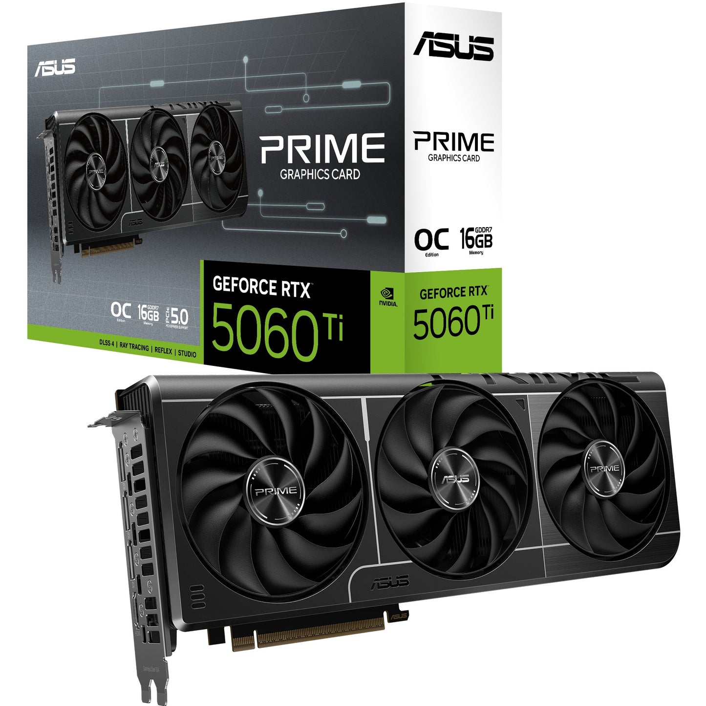 RTX 5060 Ti 16GB ASUS Prime OC GDDR7 3Fan