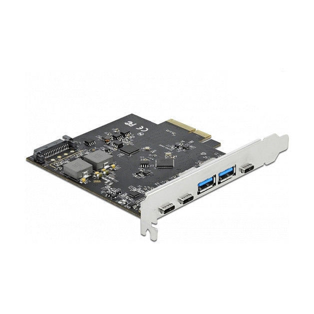 PCI Express x4 Karte zu 3 x USB Type-C™ + 2 x USB Typ-A - SuperSpeed USB 10 Gbps