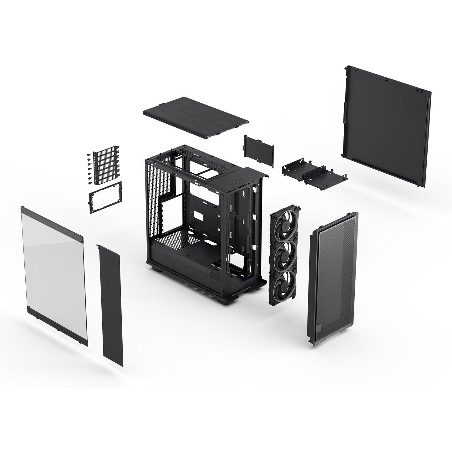 Midi Fractal Epoch Black TG RGB Light tint