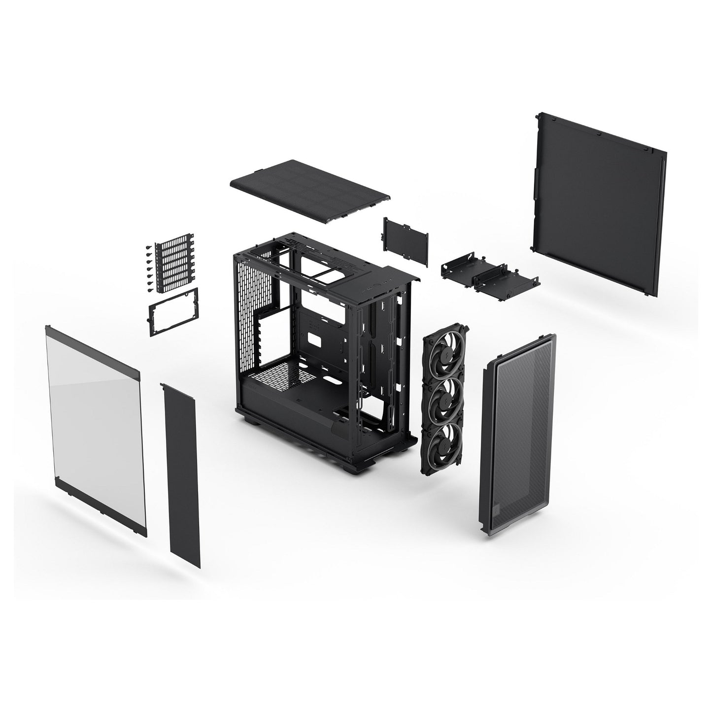 Midi Fractal Epoch Black TG RGB Light tint