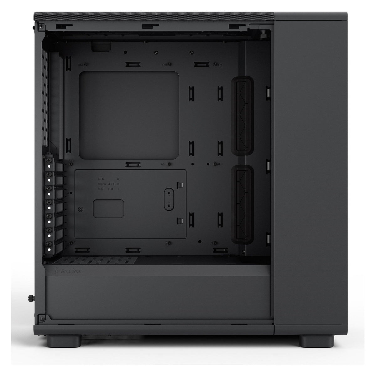 Midi Fractal Epoch Black Solid
