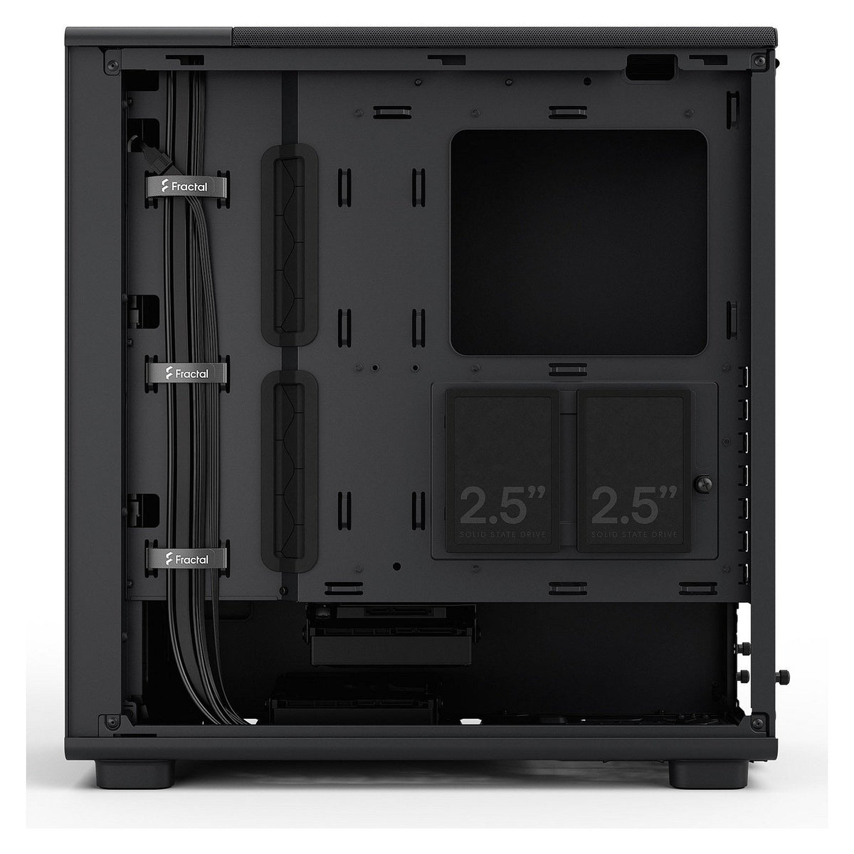 Midi Fractal Epoch Black Solid