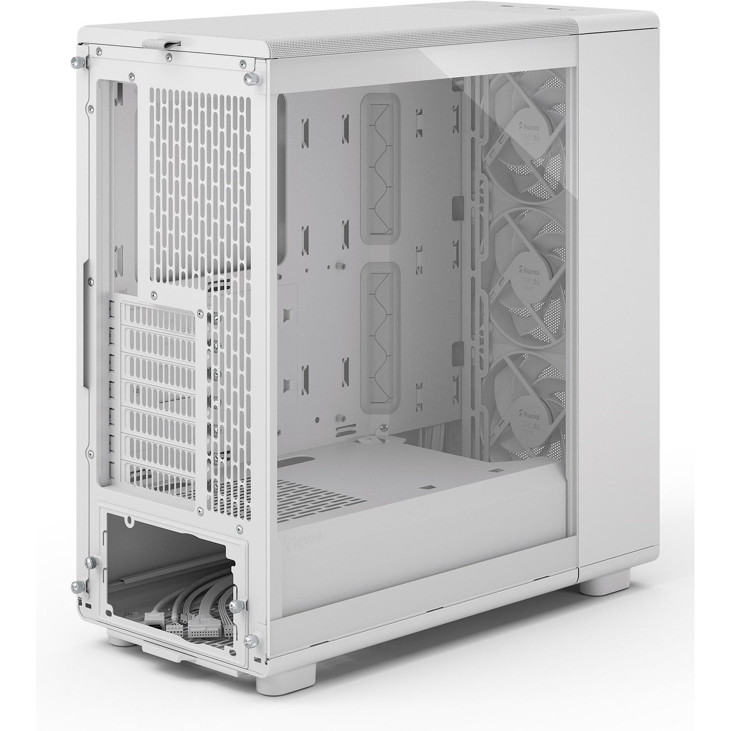 Midi Fractal Epoch White TG Clear tint