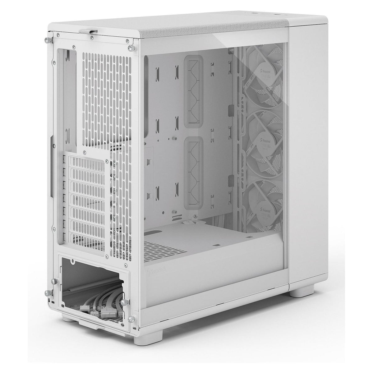Midi Fractal Epoch White TG Clear tint