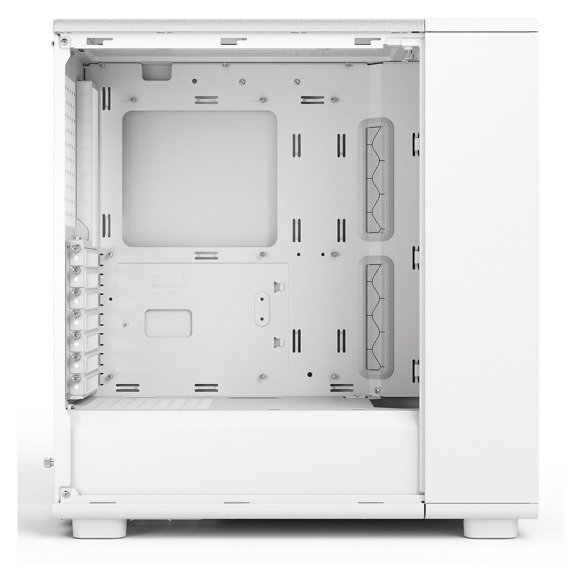 Midi Fractal Epoch White TG Clear tint