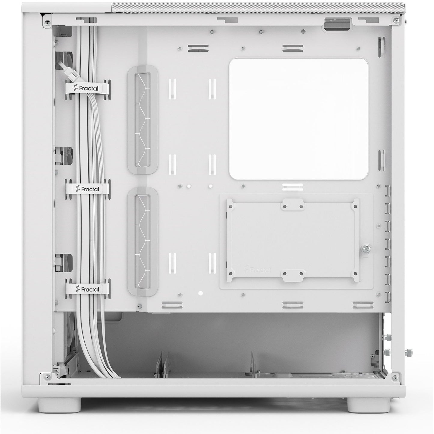 Midi Fractal Epoch White TG Clear tint
