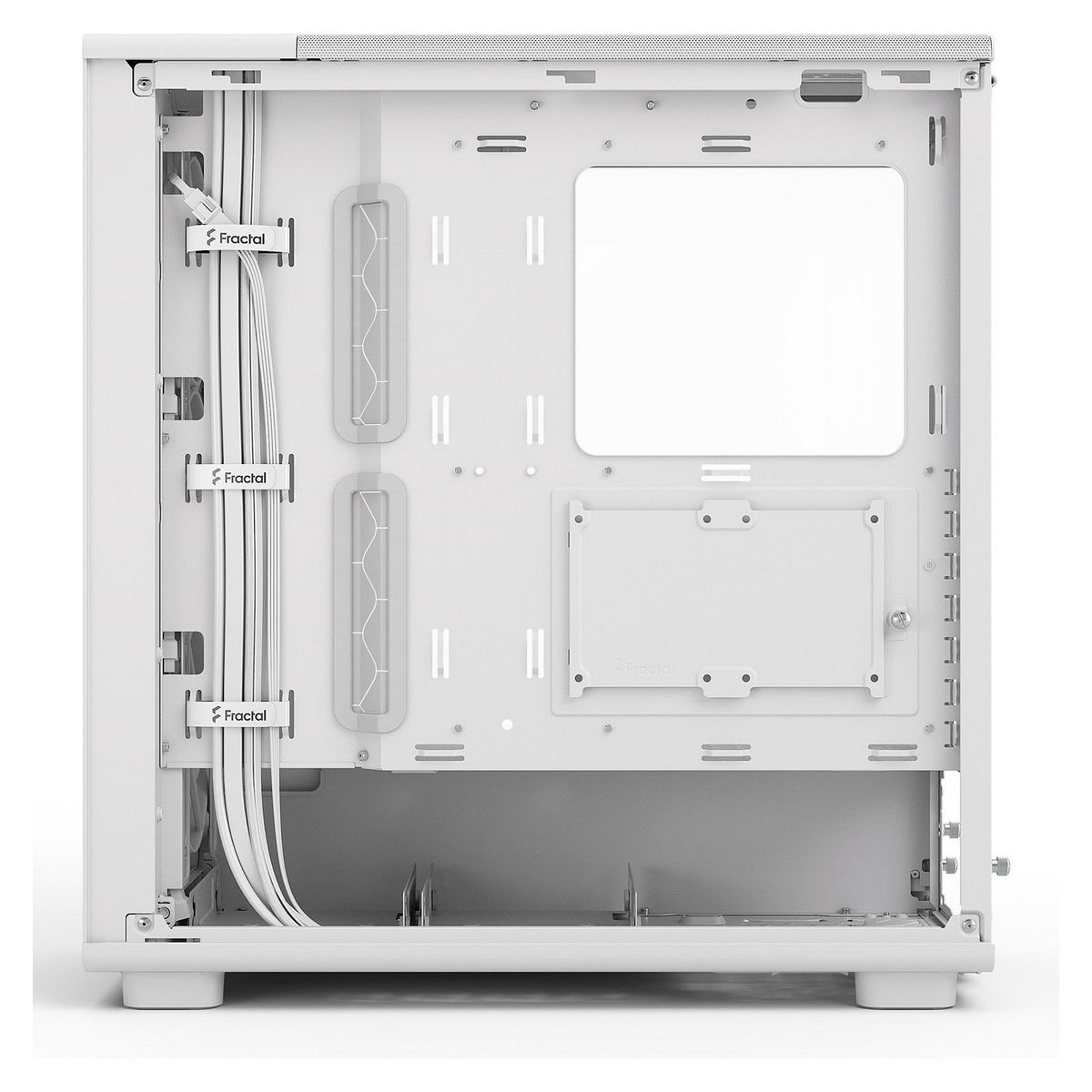 Midi Fractal Epoch White TG Clear tint