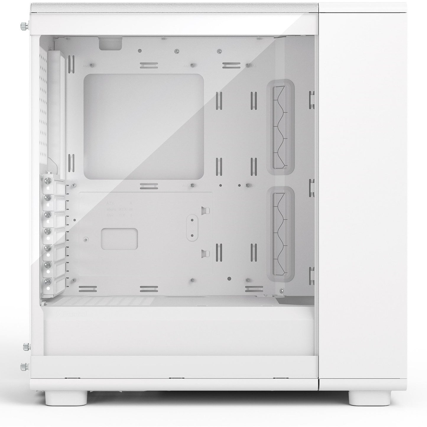 Midi Fractal Epoch White TG Clear tint