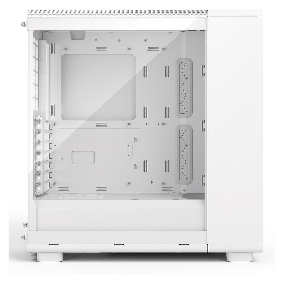 Midi Fractal Epoch White TG Clear tint