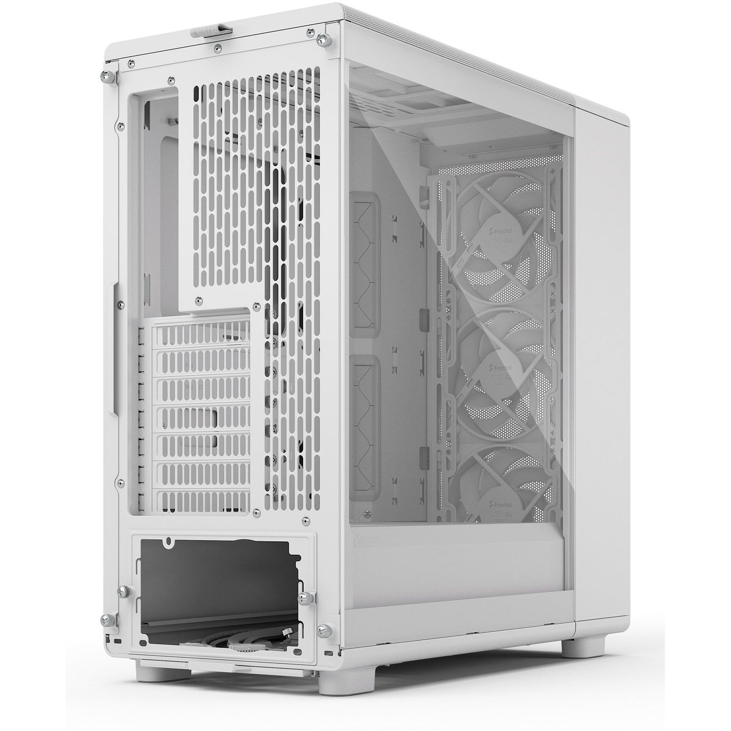 Midi Fractal Epoch White TG Clear tint