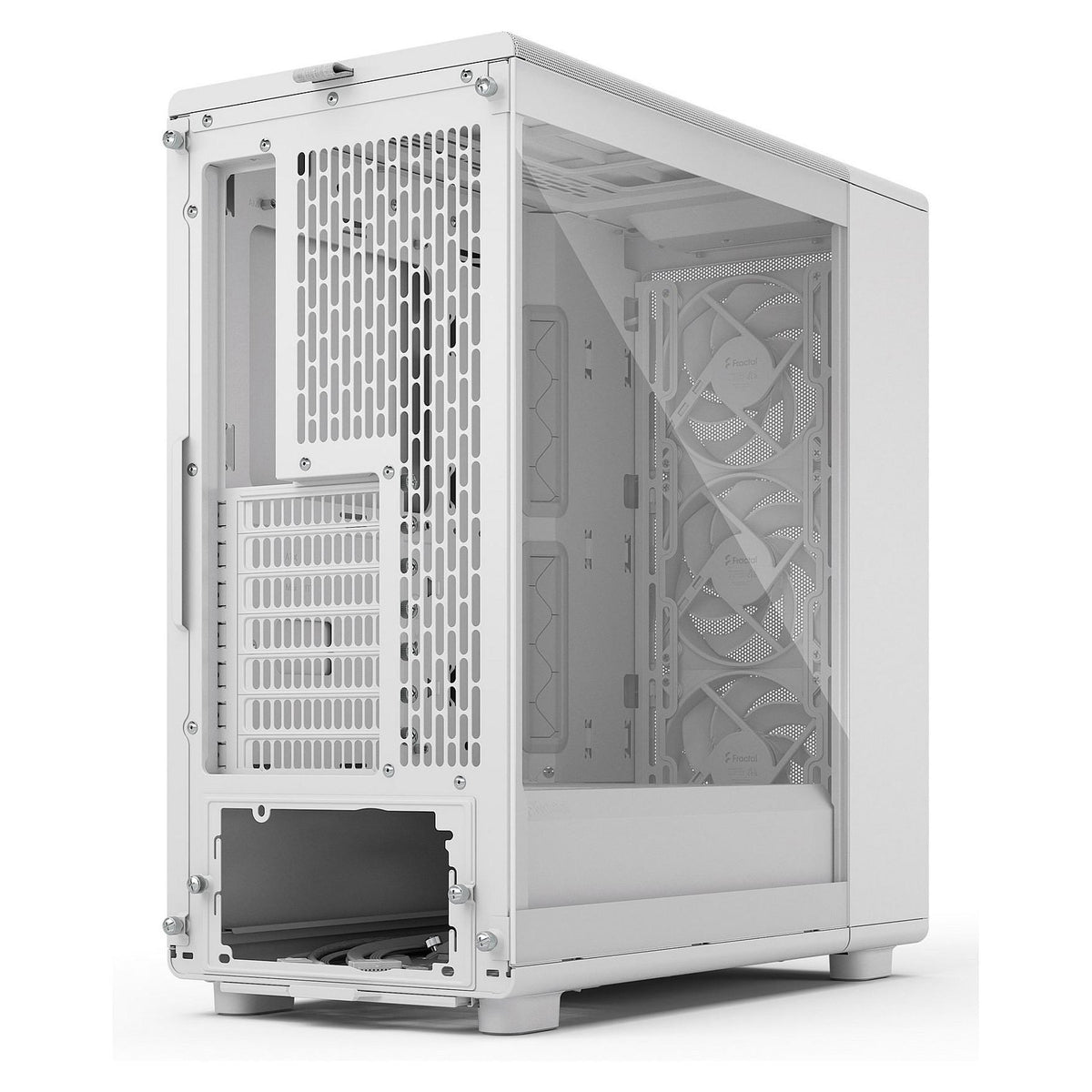 Midi Fractal Epoch White TG Clear tint