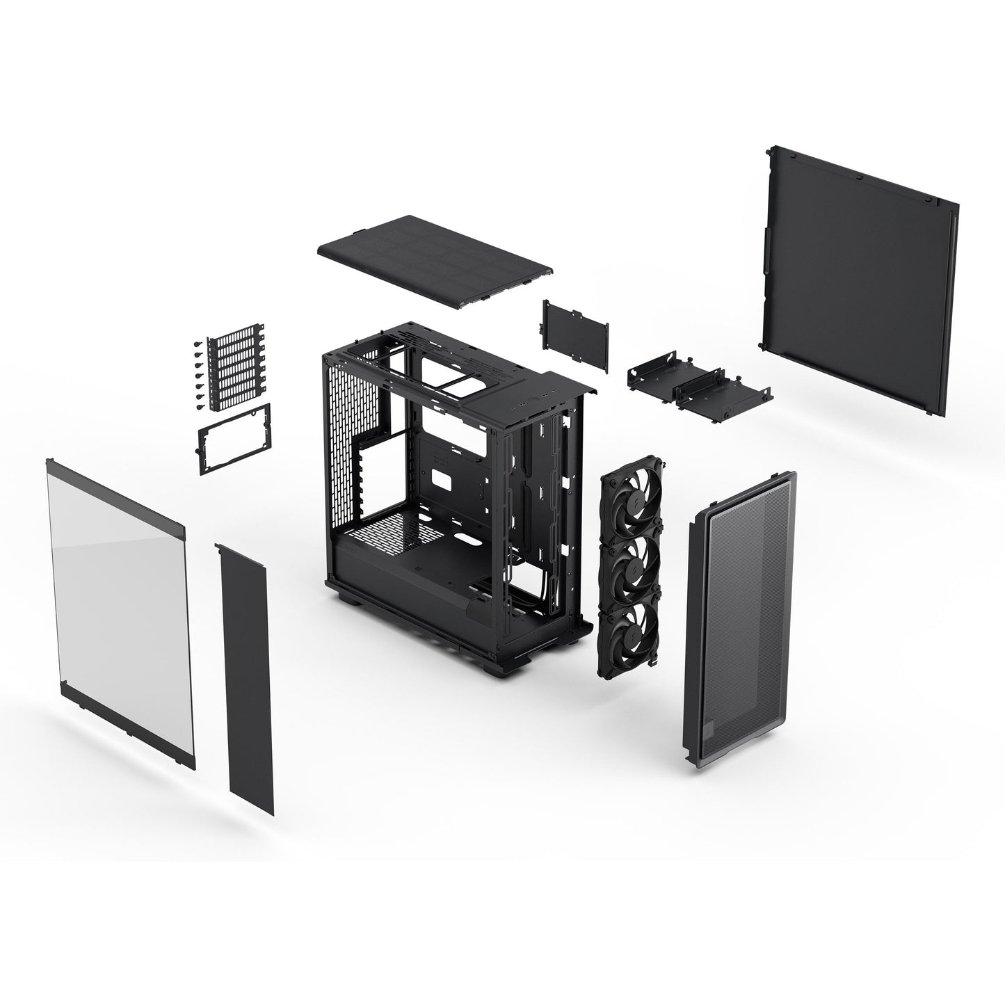 Midi Fractal Epoch Black TG Light tint
