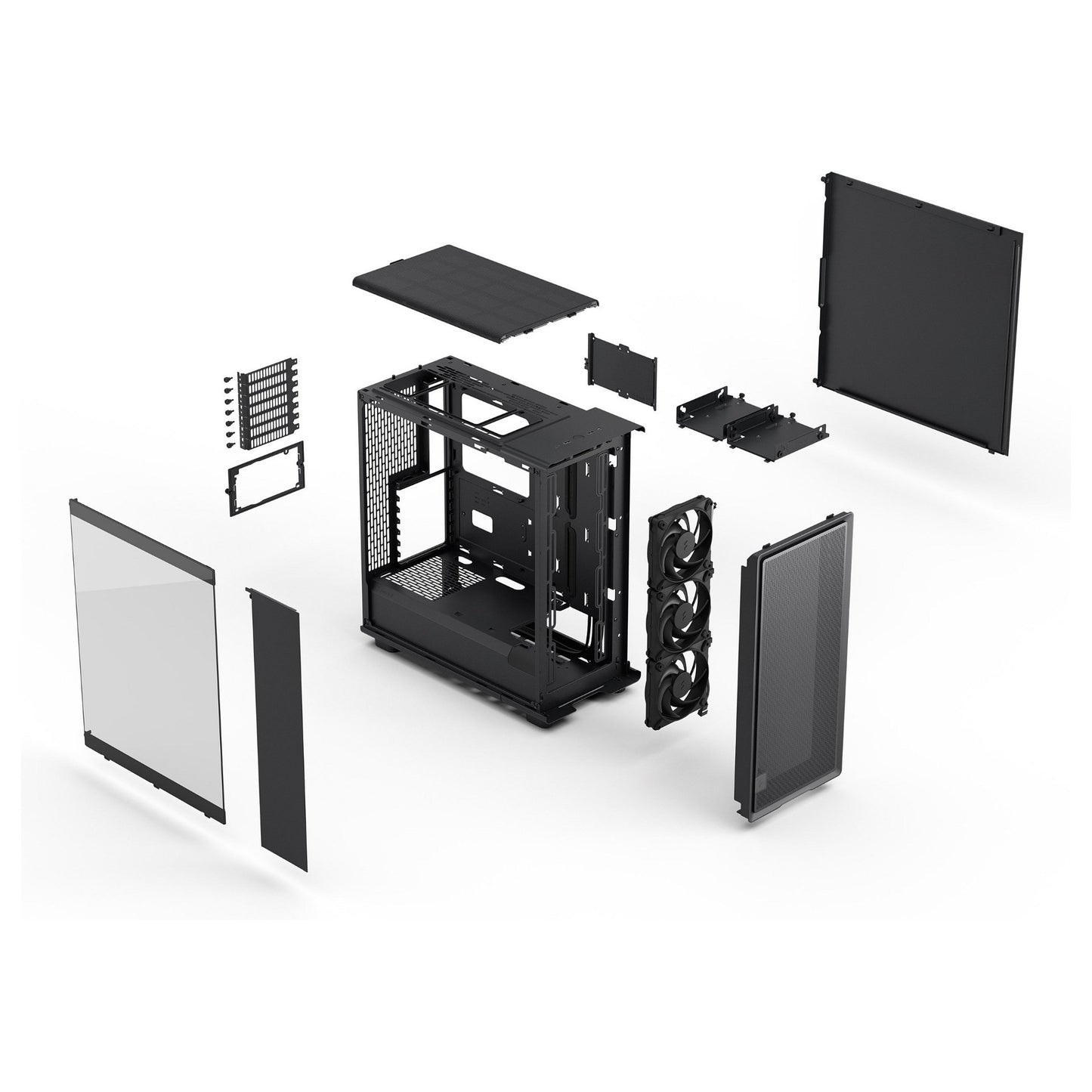 Midi Fractal Epoch Black TG Light tint