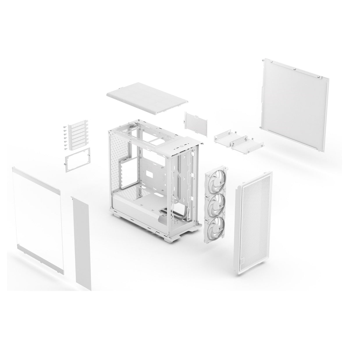 Midi Fractal Epoch White TG RGB Clear tint