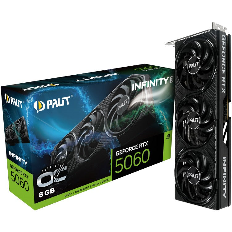 RTX 5060 8GB Palit Infinity 3 OC GDDR7 3 Fan
