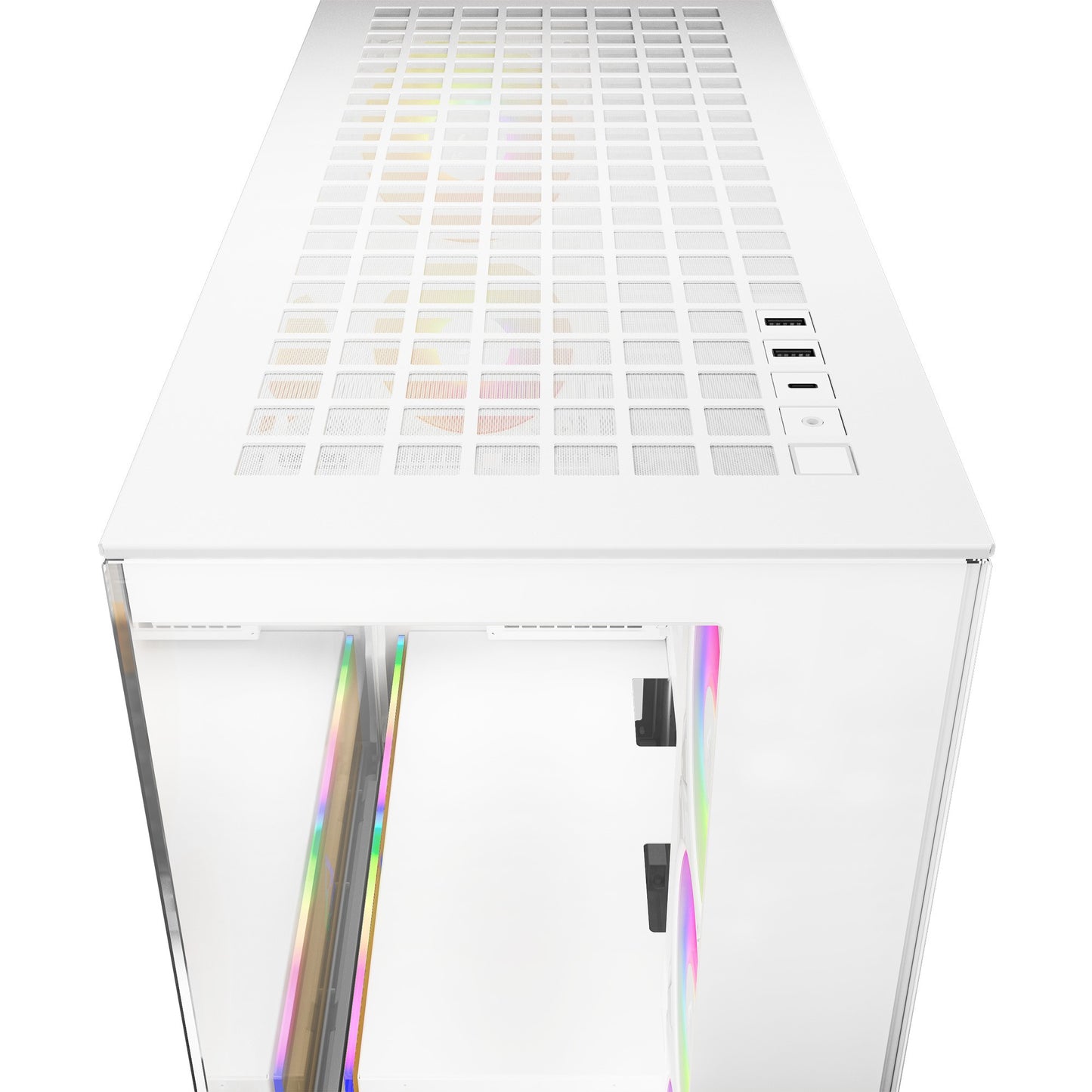 Arctic Xtender (White) transparent window w/o GPU vertical mount