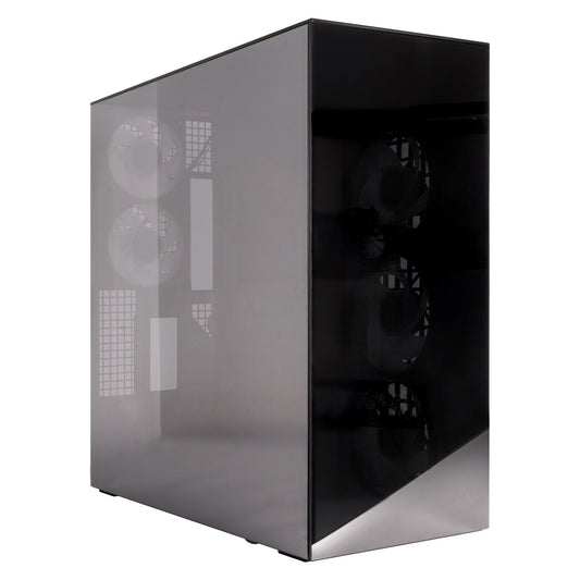 Arctic Xtender (Black) mirrow black window with GPU vertical mount