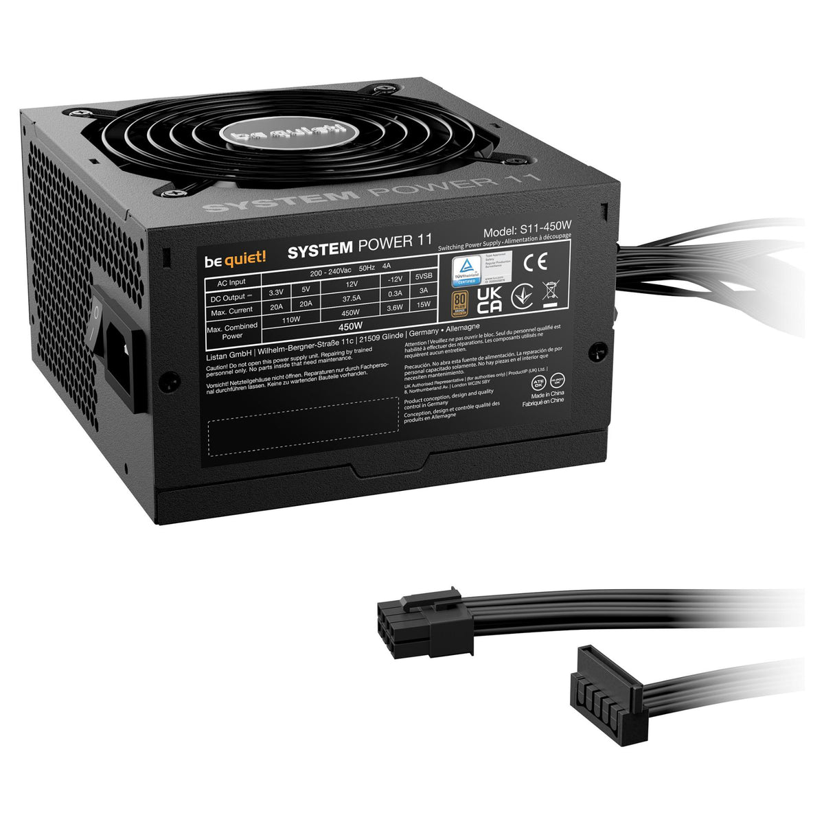 450W be quiet! SYSTEM POWER 11 |