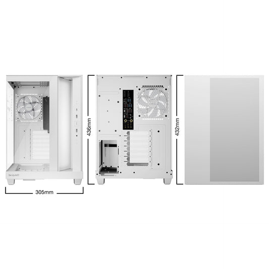 Midi be quiet! Light Base 500 LX White