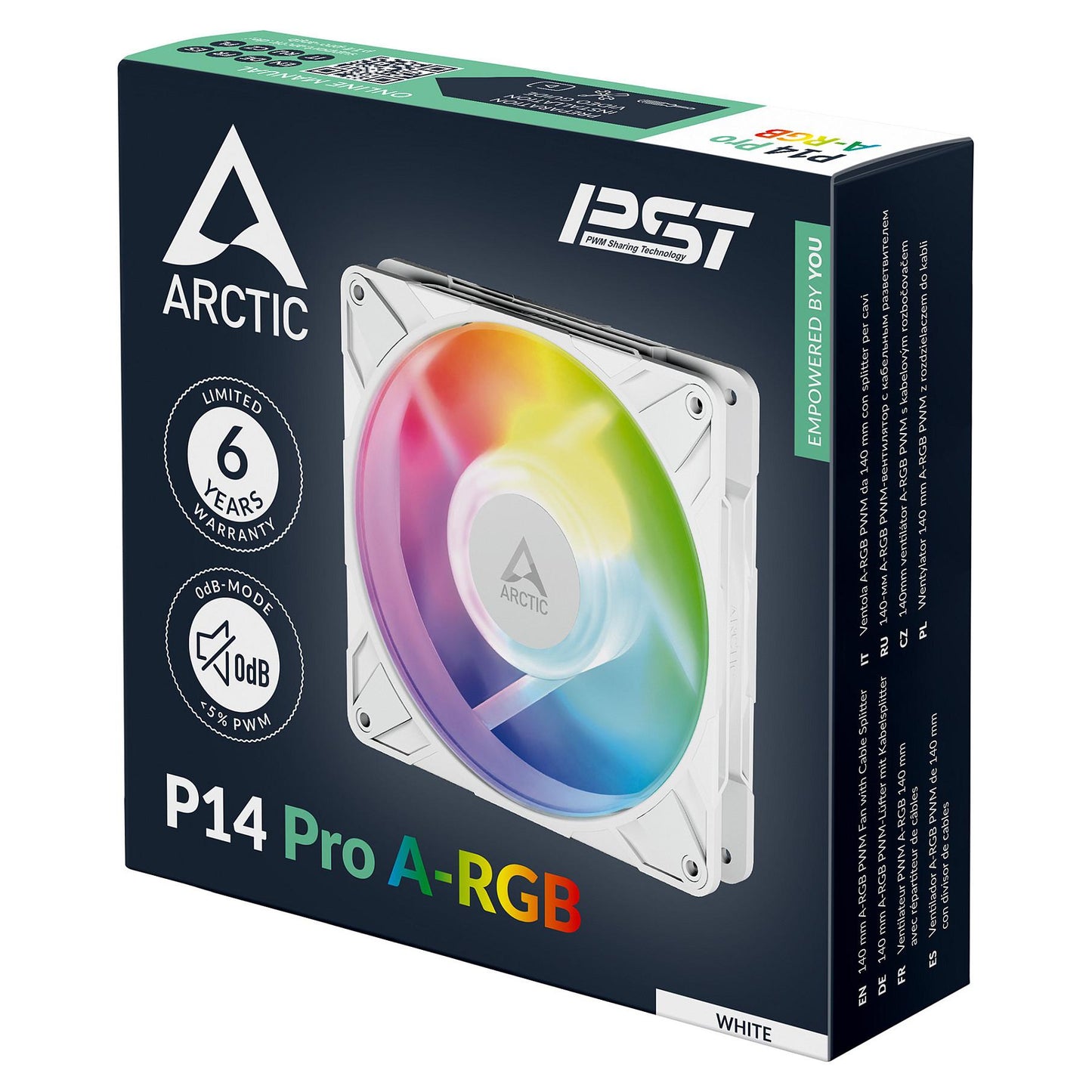 ARCTIC Lüfter P14 Pro A-RGB (White)