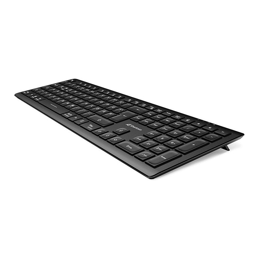 Sharkoon OfficePal K30W DE Layout Rubberdome black